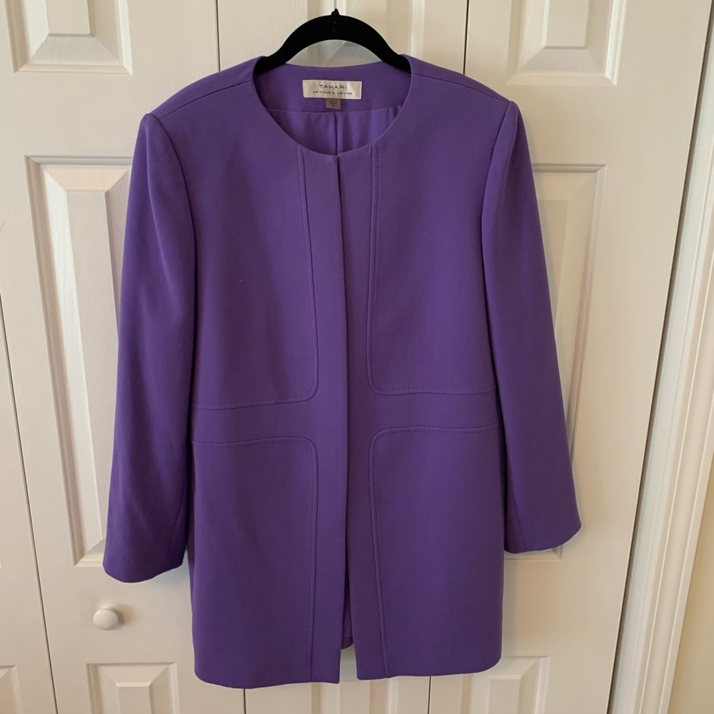 Purple Tahari Jacket